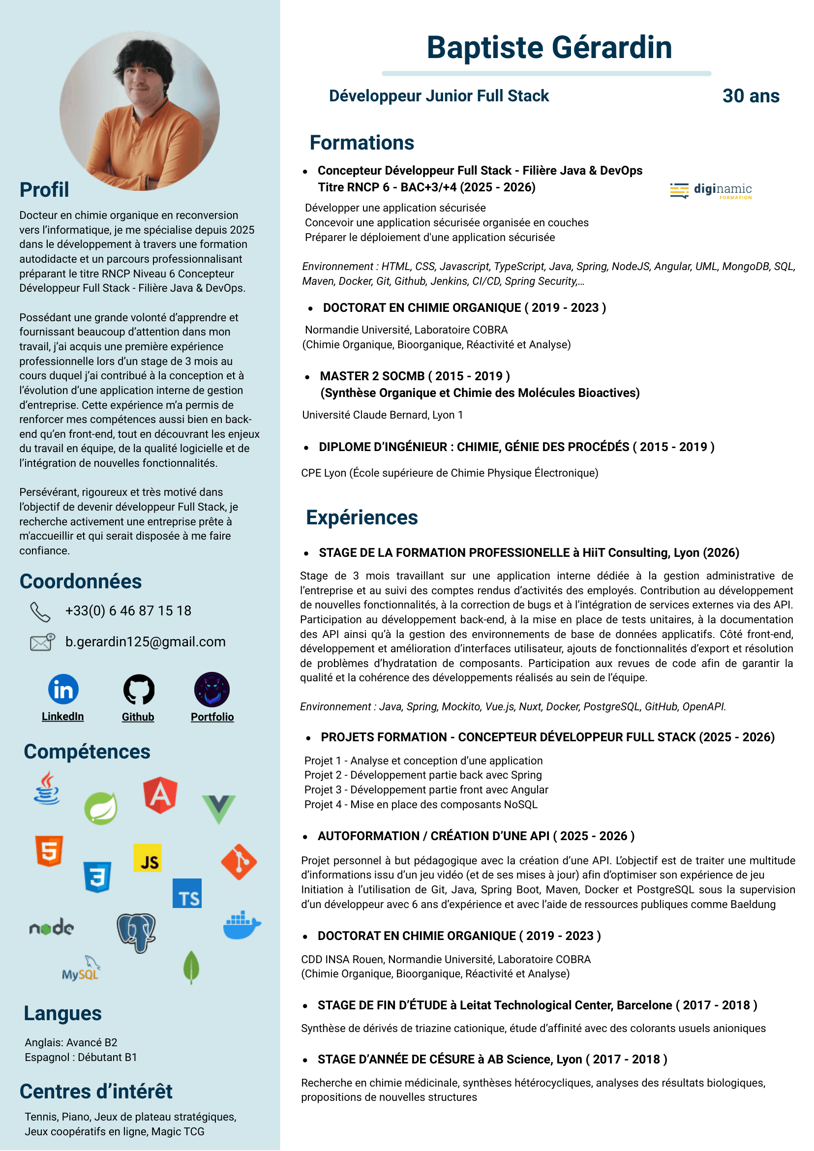 image de mon CV